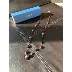 Lia Sophia - “Claret” Beaded Necklace